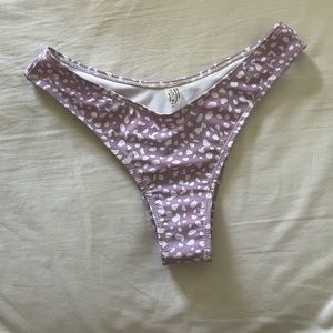 Purple bikini bottom